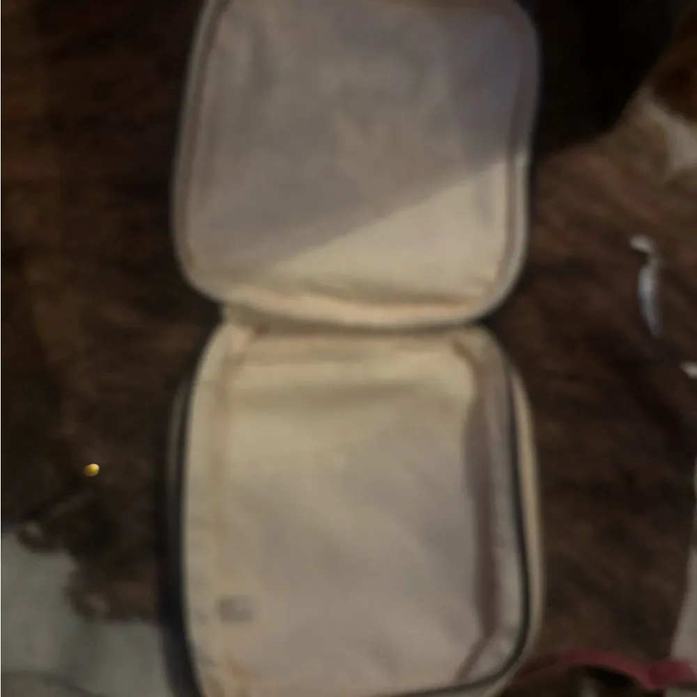 CHANEL MAKEUP BEAUTY bag purse storage cc logo Cosmetic Pouch handbag accessory